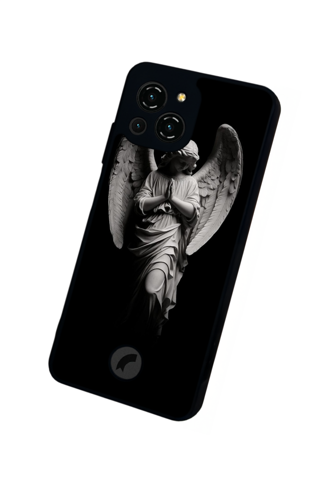 Reeder S23 Pro Max Uyumlu Melek Tasarımlı Glossy Premium Kılıf