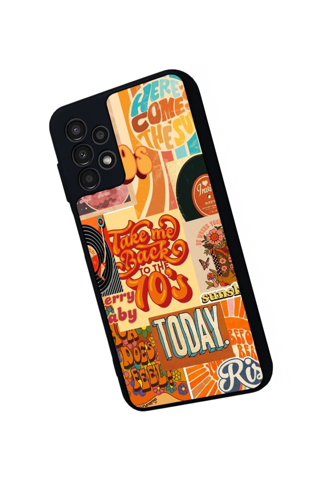 Samsung Galaxy A13 Uyumlu Poster Tasarımlı Glossy Premium Kılıf