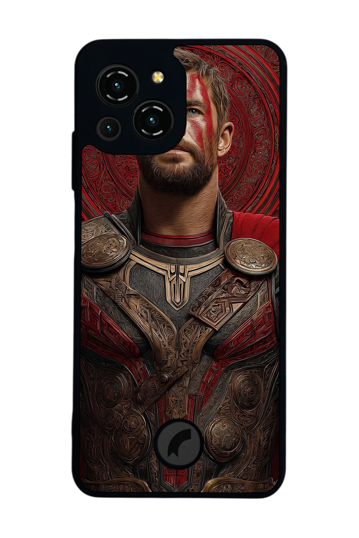 Reeder S23 Pro Max Uyumlu Thor Tasarımlı Glossy Premium Kılıf