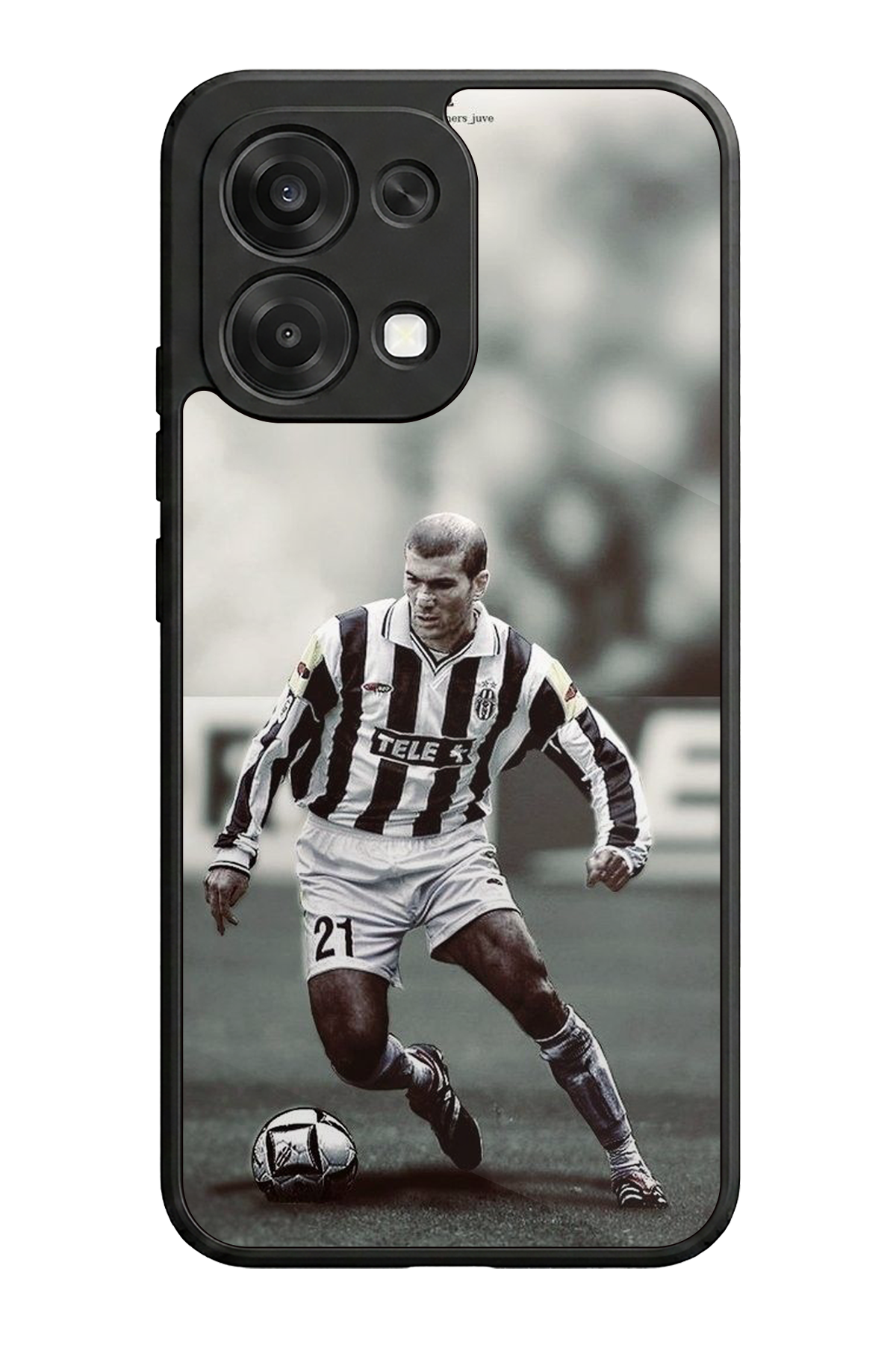 Oppo A6 Pro Uyumlu Zidane Tasarımlı Glossy Premium Kılıf