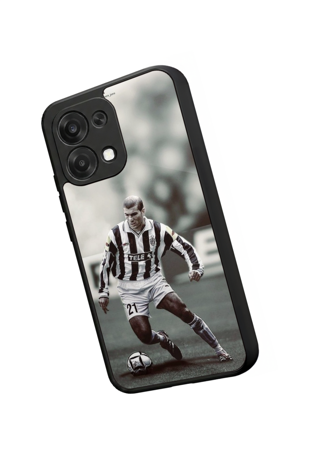 Oppo A6 Pro Uyumlu Zidane Tasarımlı Glossy Premium Kılıf
