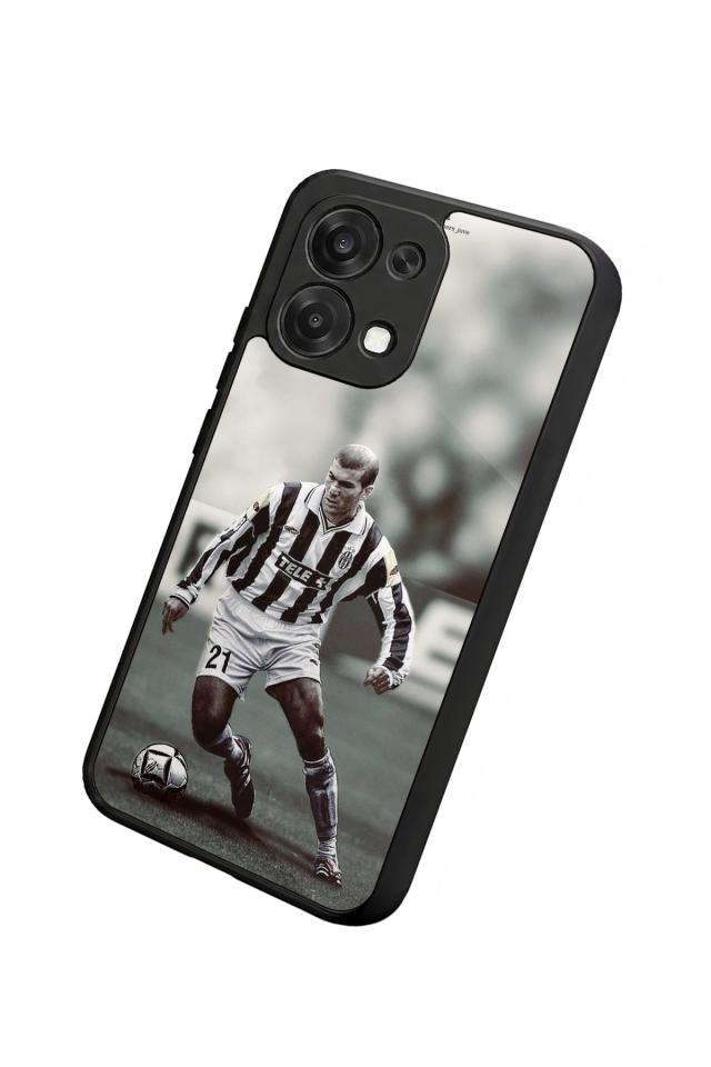 Oppo A6 Pro Uyumlu Zidane Tasarımlı Glossy Premium Kılıf
