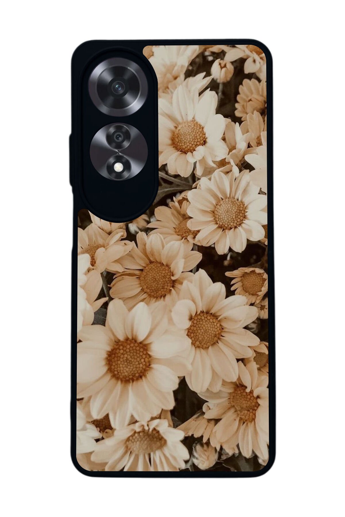 Oppo A60 Mat Siyah uyumlu Kılıf – Yumuşak Silikon, Koruyucu, Şok Emici Kapak