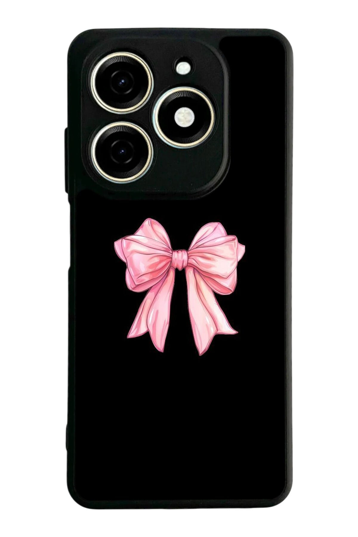 Infınıx Smart 8 Pro Uyumlu Kurdele Tasarımlı Glossy Premium Kılıf