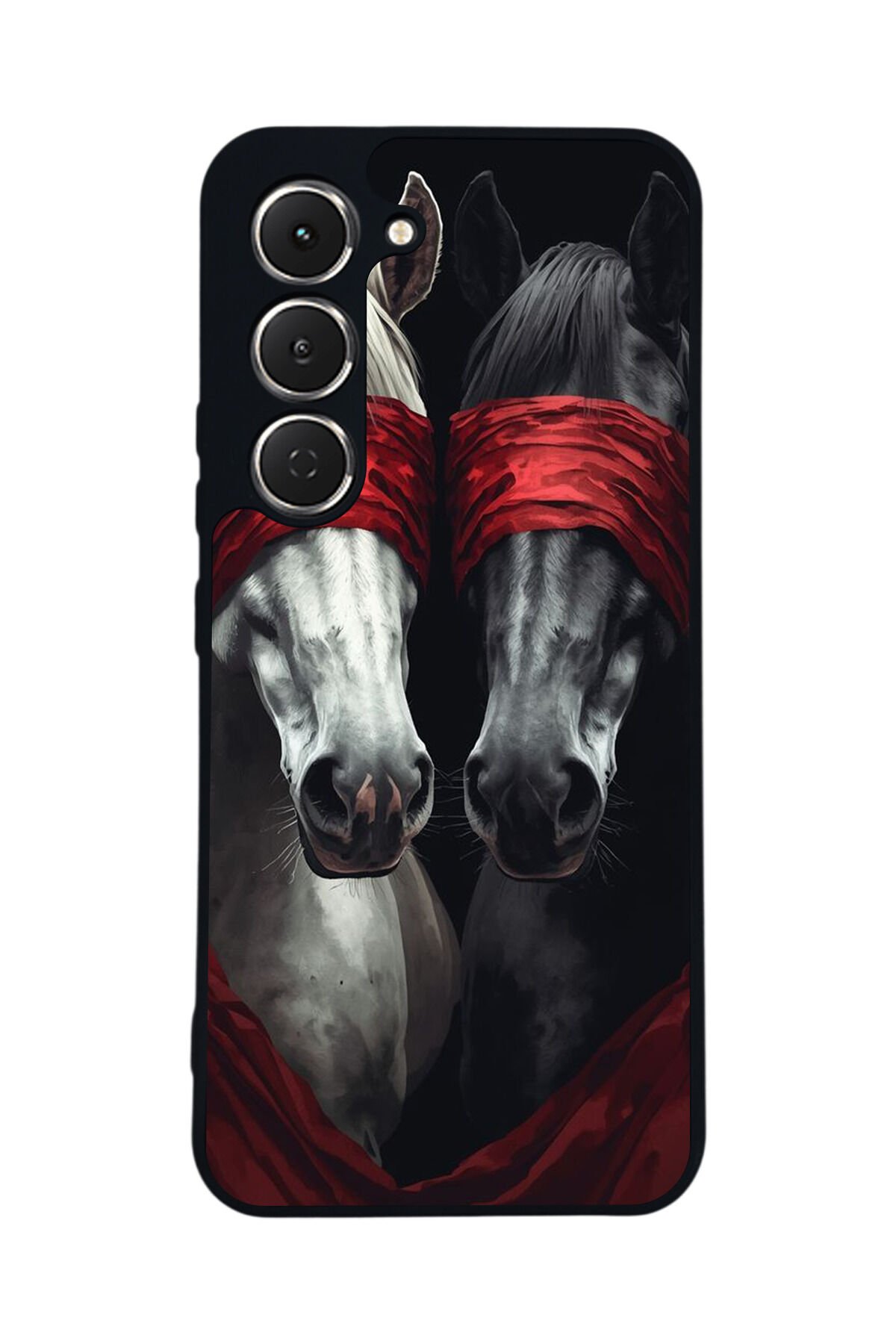 Tecno Spark 40 Pro Uyumlu At Horse Tasarımlı Glossy Premium Kılıf