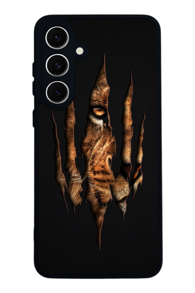 Samsung Galaxy S24 FE Uyumlu Aslan Tasarımlı Glossy Premium Kılıf