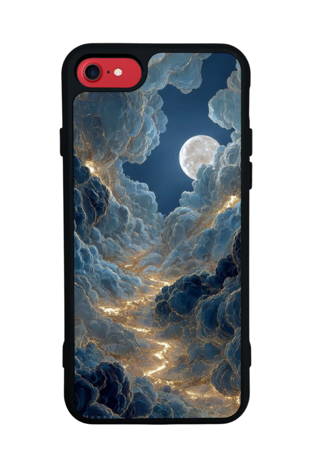 iPhone 7 Uyumlu Ay Tasarımlı Glossy Premium Kılıf