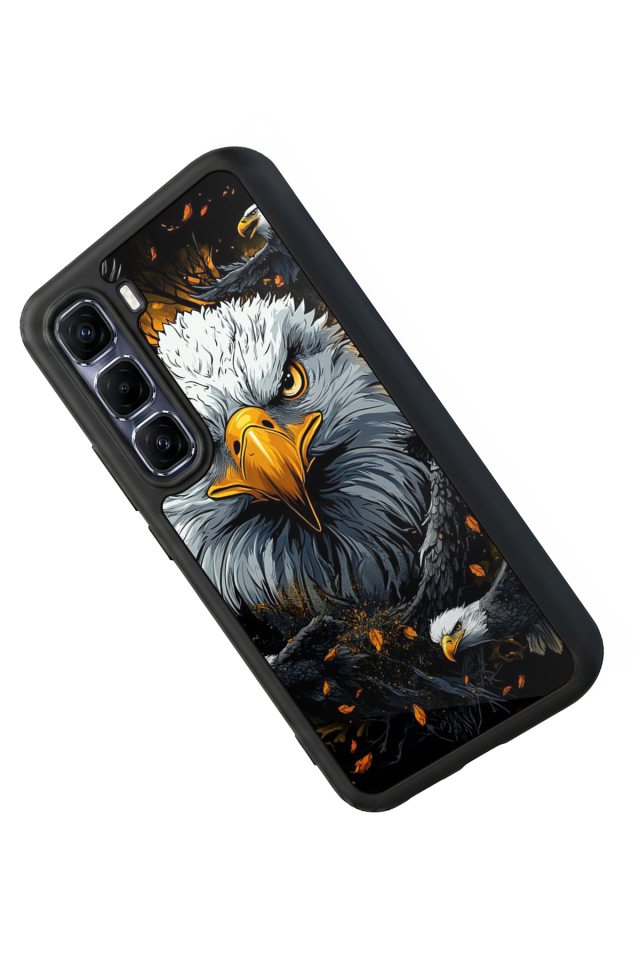 Infinix Hot 60 Pro Plus Uyumlu Besiktas Tasarımlı Glossy Premium Kılıf