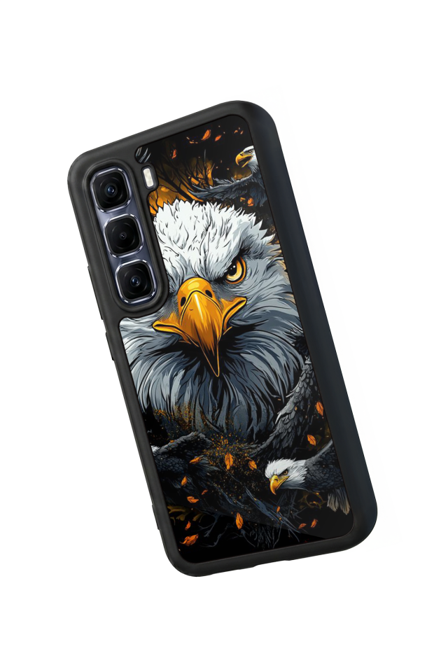 Infinix Hot 60 Pro Plus Uyumlu Besiktas Tasarımlı Glossy Premium Kılıf