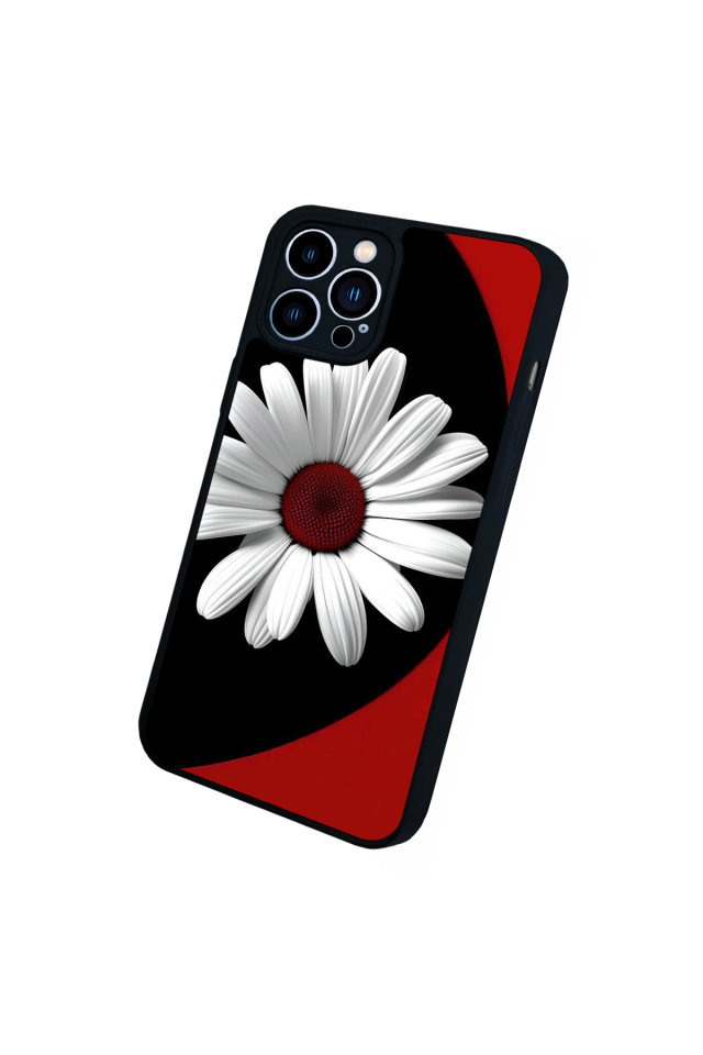 iPhone 12 Pro Max Uyumlu Cicek Tasarımlı Glossy Premium Kılıf