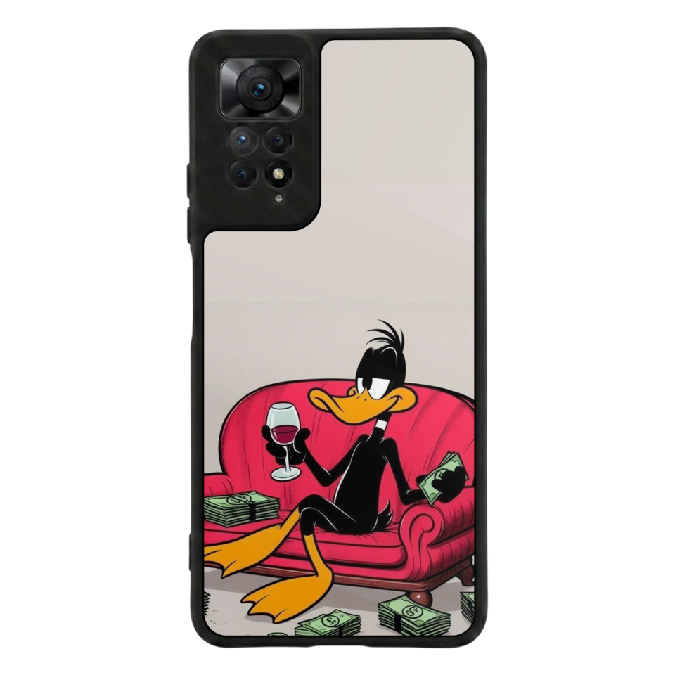 Xiaomi Redmi Note 11 Pro Uyumlu Daffy duck Tasarımlı Glossy Premium Kılıf
