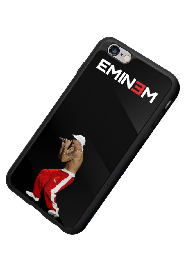 iPhone 6 Plus Uyumlu Eminem Tasarımlı Glossy Premium Kılıf
