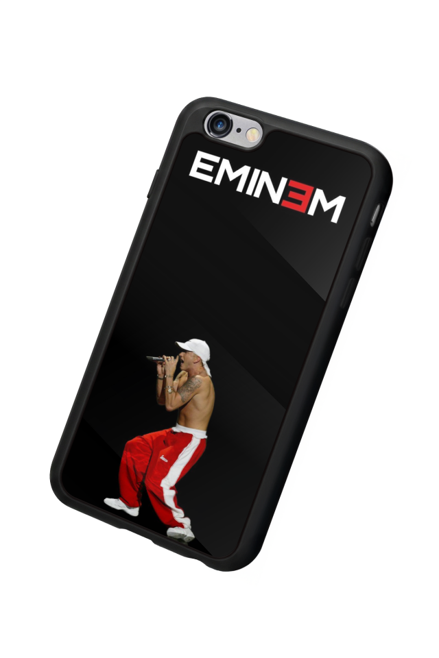 iPhone 6 Plus Uyumlu Eminem Tasarımlı Glossy Premium Kılıf