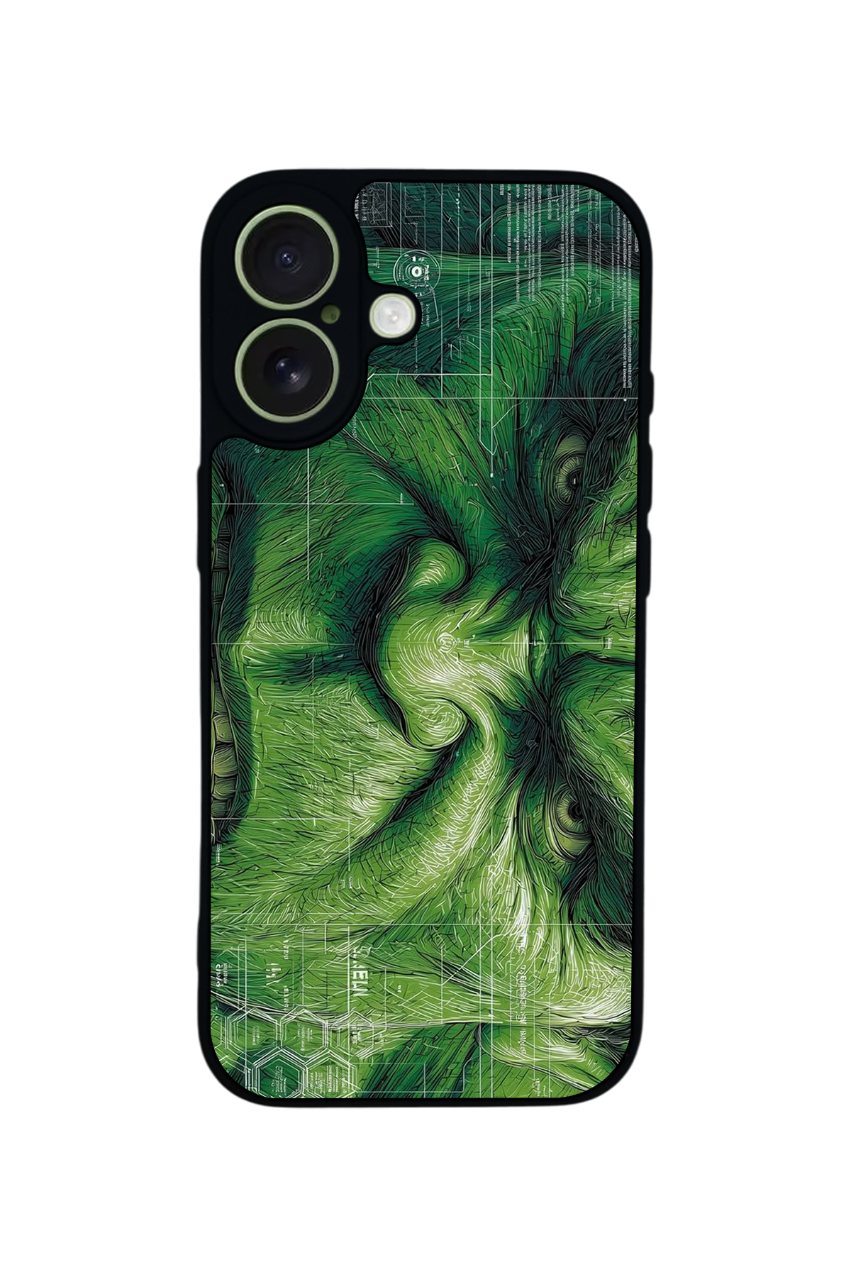 iPhone 17 Uyumlu Hulk Tasarımlı Glossy Premium Kılıf