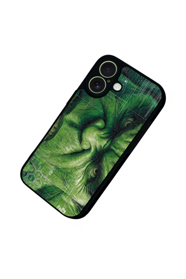 iPhone 17 Uyumlu Hulk Tasarımlı Glossy Premium Kılıf