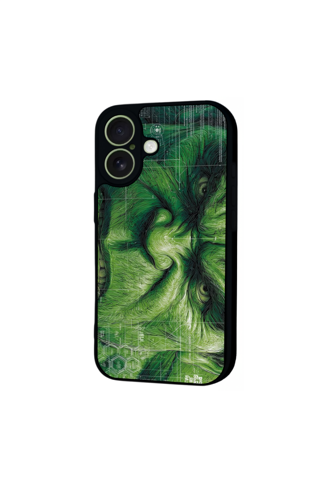 iPhone 17 Uyumlu Hulk Tasarımlı Glossy Premium Kılıf