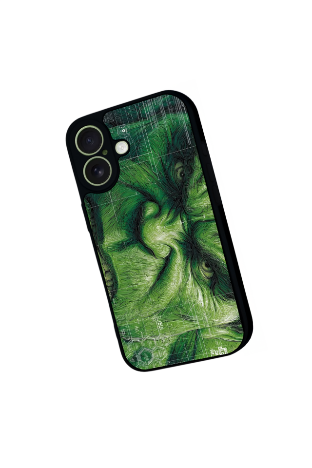 iPhone 17 Uyumlu Hulk Tasarımlı Glossy Premium Kılıf