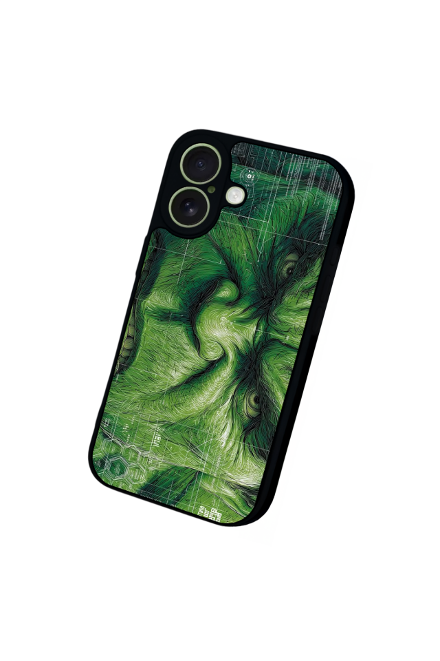 iPhone 17 Uyumlu Hulk Tasarımlı Glossy Premium Kılıf