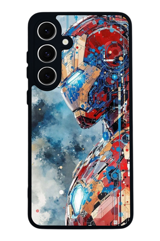 Samsung Galaxy A16 Uyumlu Iron Man ( Demir Adam ) Tasarımlı Glossy Premium Kılıf