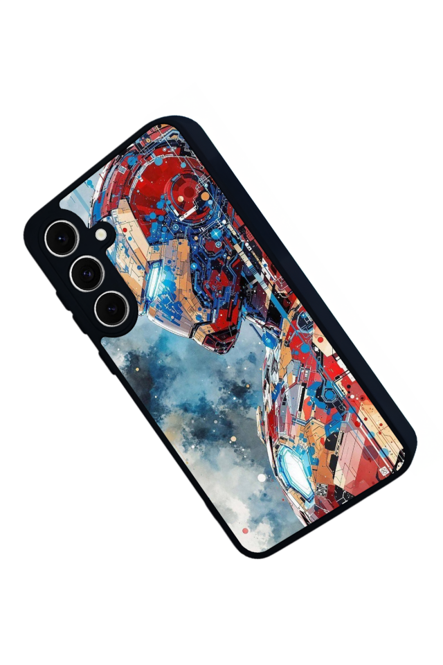 Samsung Galaxy A16 Uyumlu Iron Man ( Demir Adam ) Tasarımlı Glossy Premium Kılıf