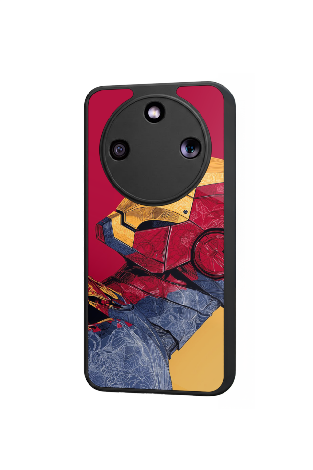 Honor Magic 8 Lite Uyumlu  Iron Man ( Demir Adam ) Tasarımlı Glossy Premium Kılıf