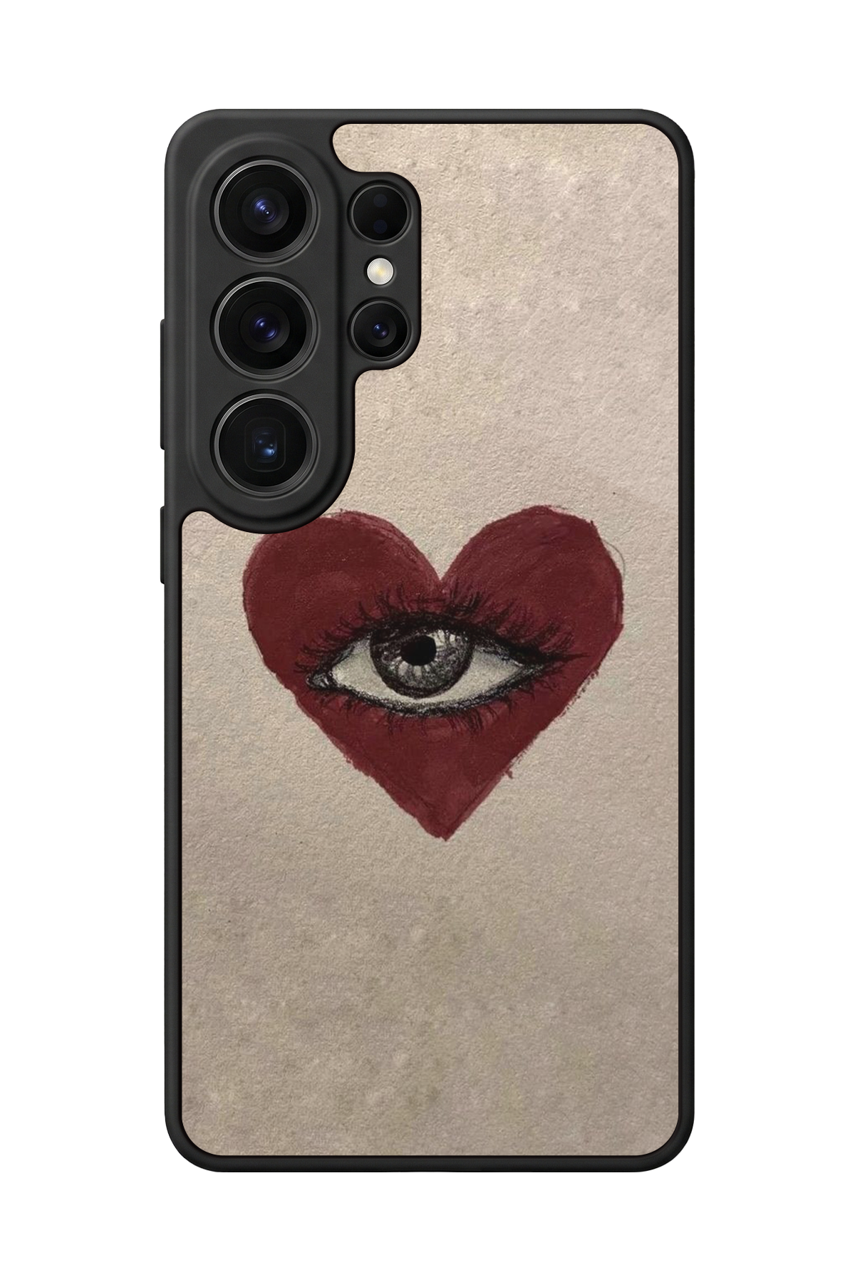 Samsung Galaxy S26 Ultra Uyumlu Kalp Love Tasarımlı Glossy Premium Kılıf