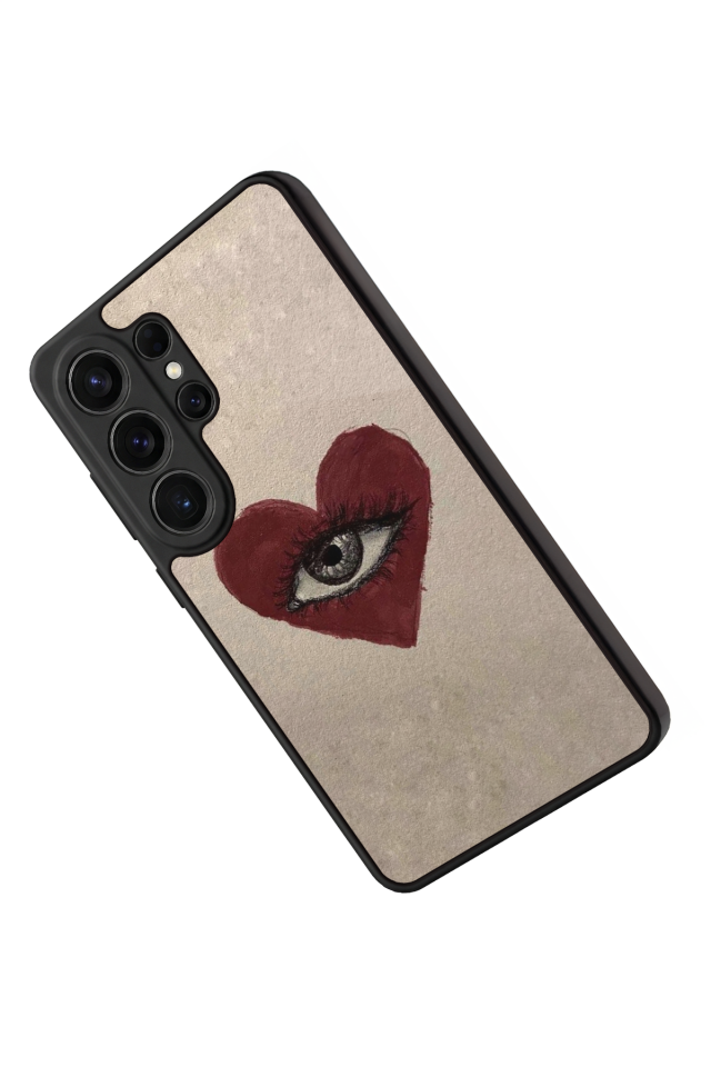 Samsung Galaxy S26 Ultra Uyumlu Kalp Love Tasarımlı Glossy Premium Kılıf