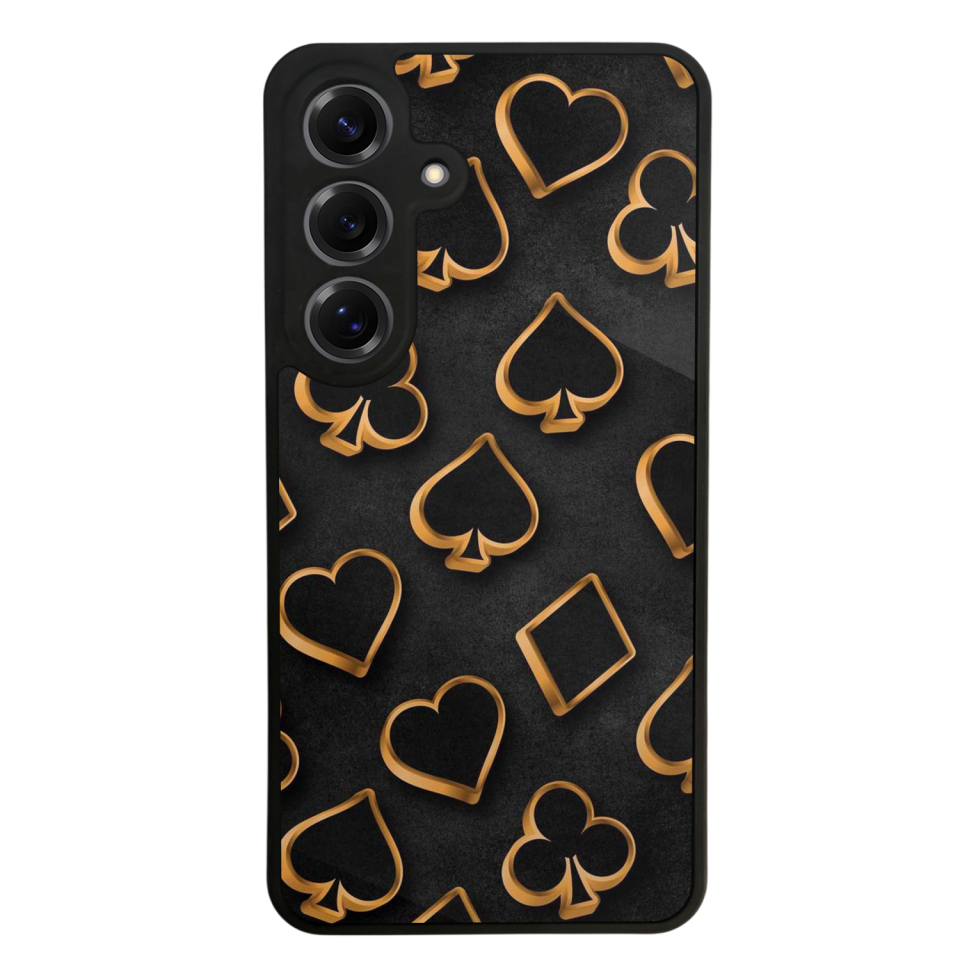 Samsung Galaxy S25 Uyumlu Kart Tasarımlı Glossy Premium Kılıf