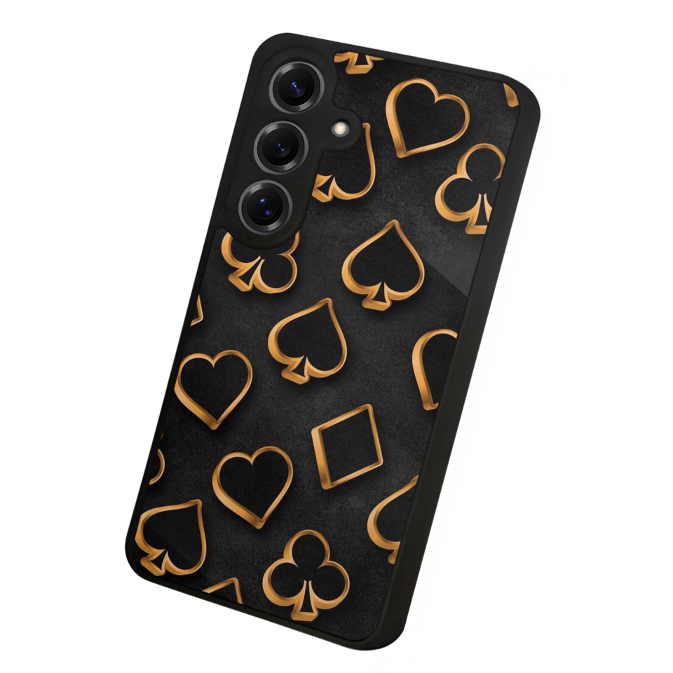 Samsung Galaxy S25 Uyumlu Kart Tasarımlı Glossy Premium Kılıf