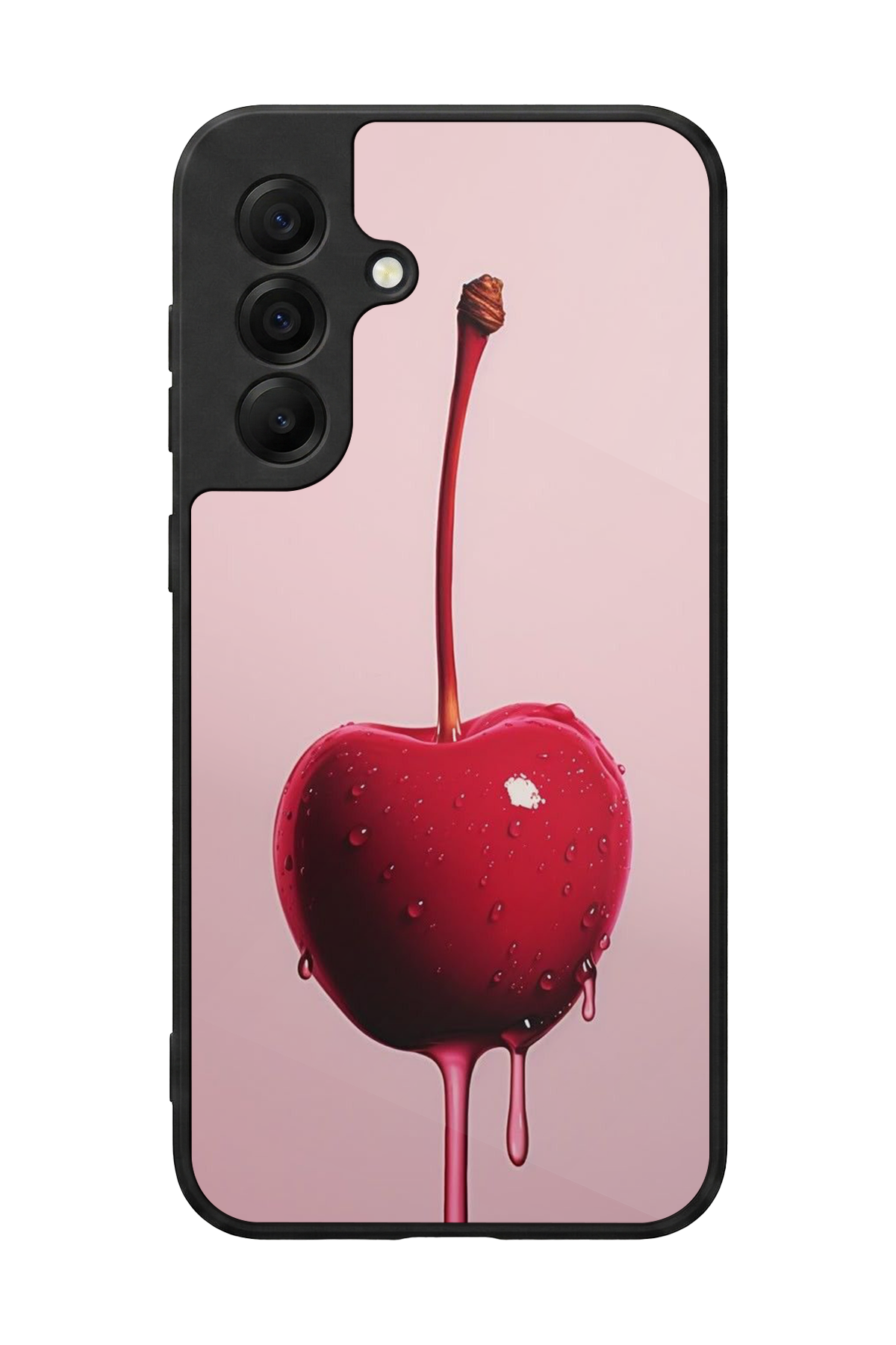 Samsung Galaxy A17 Uyumlu Kiraz Tasarımlı Glossy Premium Kılıf