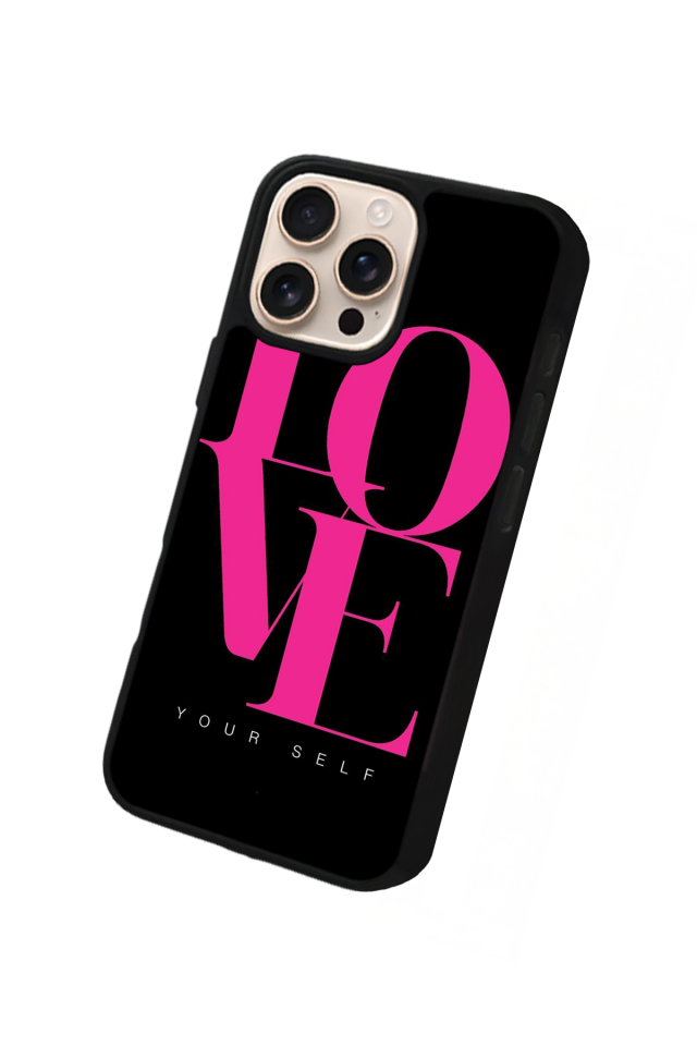 iPhone 16 Pro Max Uyumlu Love Tasarımlı Glossy Premium Kılıf