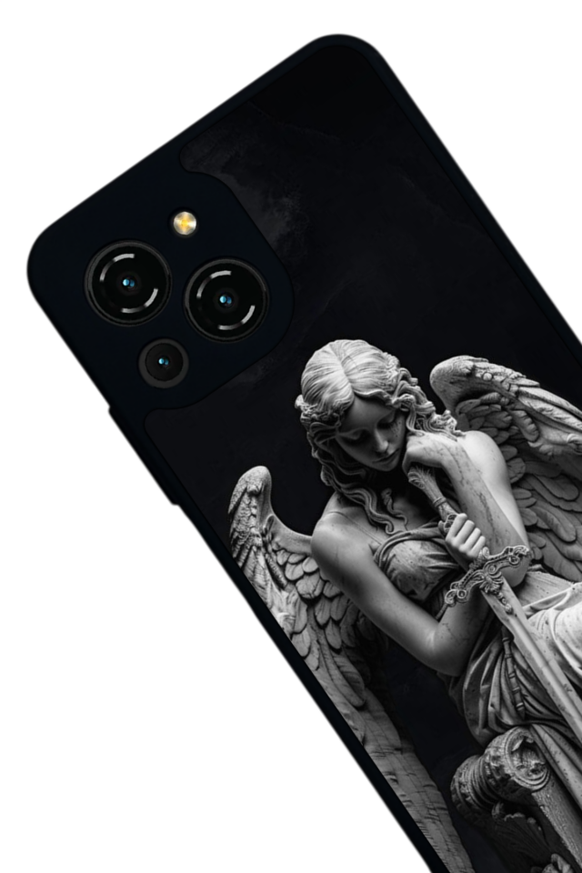 Reeder S23 Pro Max Uyumlu Melek Tasarımlı Glossy Premium Kılıf