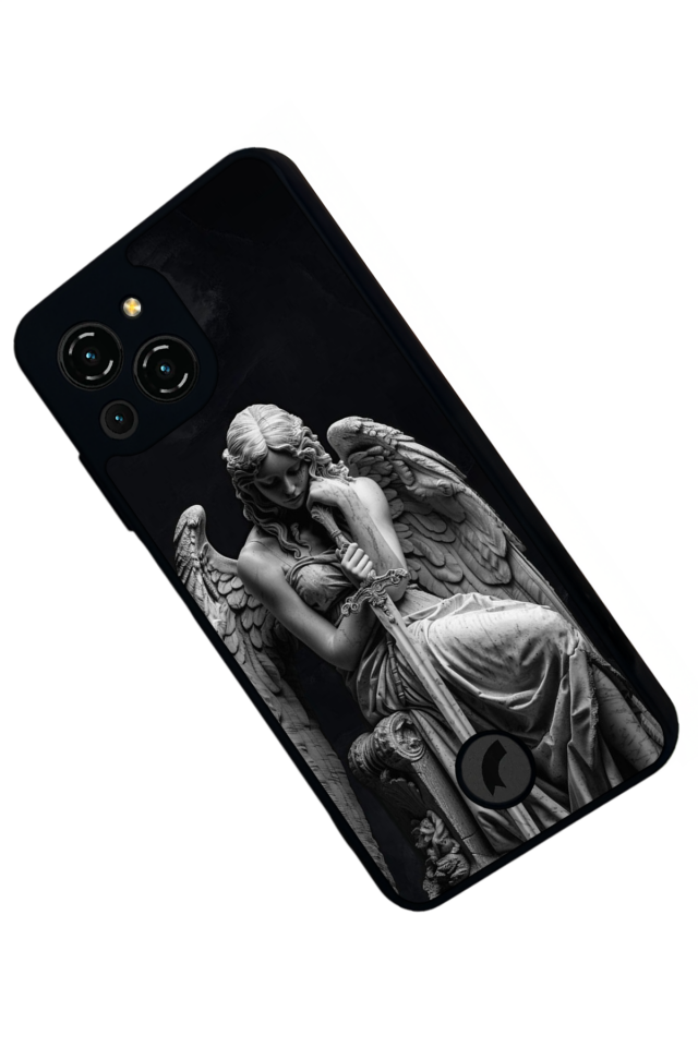 Reeder S23 Pro Max Uyumlu Melek Tasarımlı Glossy Premium Kılıf