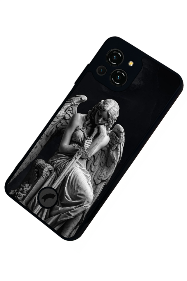 Reeder S23 Pro Max Uyumlu Melek Tasarımlı Glossy Premium Kılıf