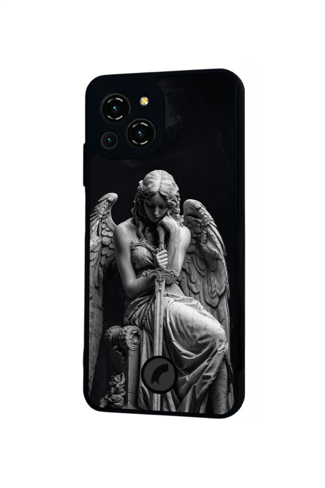 Reeder S23 Pro Max Uyumlu Melek Tasarımlı Glossy Premium Kılıf