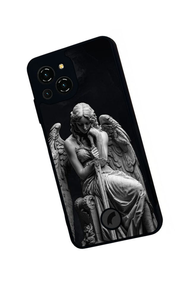 Reeder S23 Pro Max Uyumlu Melek Tasarımlı Glossy Premium Kılıf