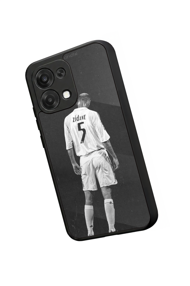 Oppo A6 Pro Uyumlu Zidane Tasarımlı Glossy Premium Kılıf