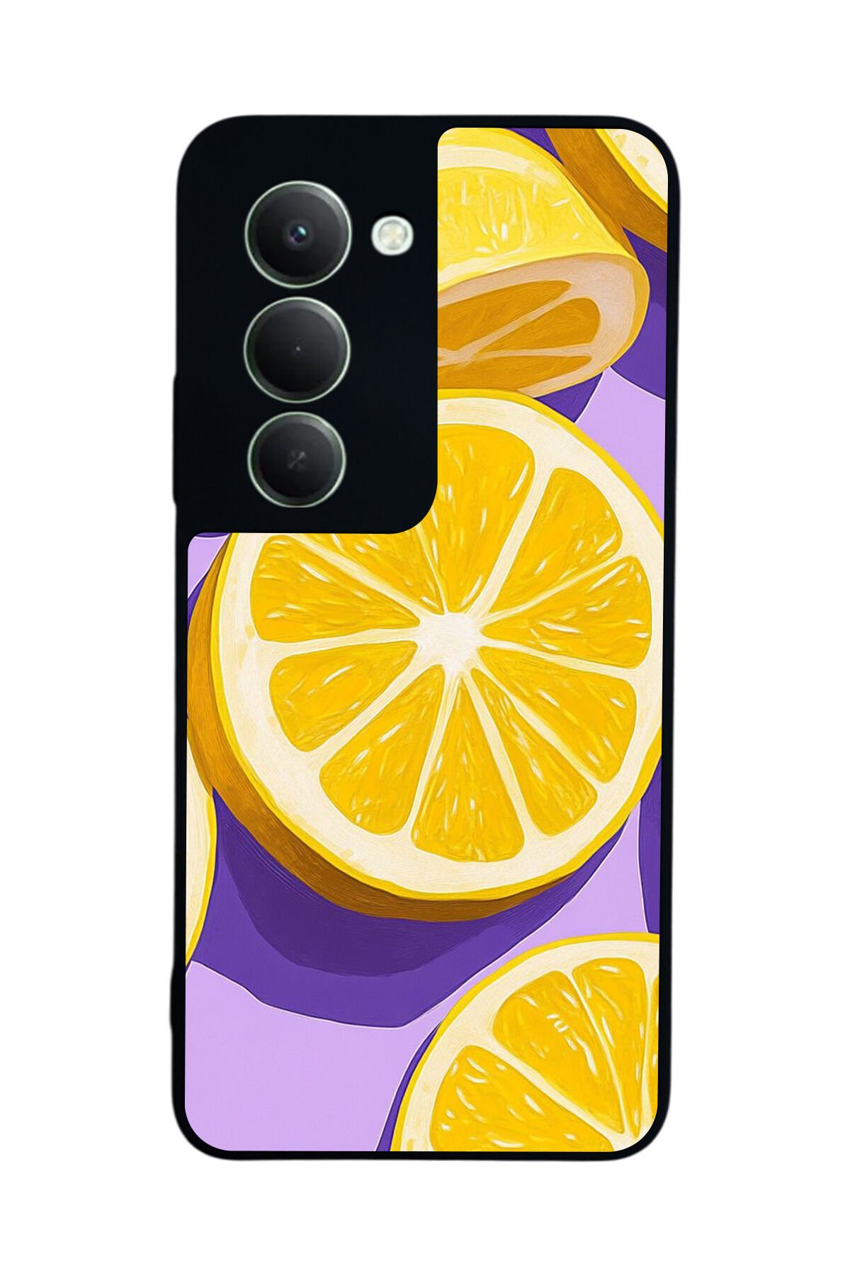 Xiaomi Redmi 15 5G Uyumlu Limon Tasarımlı Glossy Premium Kılıf