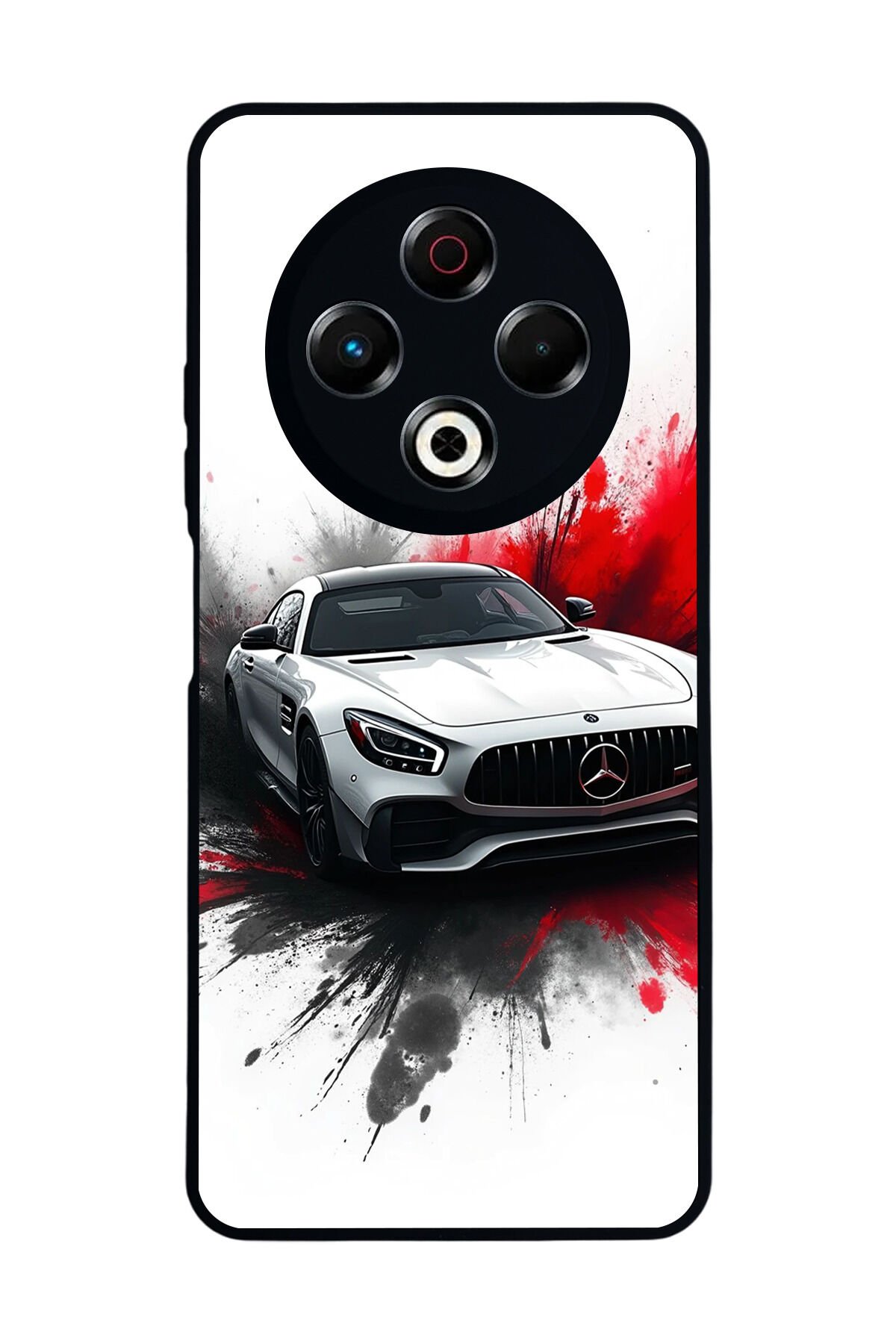 Tecno Spark 30 Uyumlu Mercedes Tasarımlı Glossy Premium Kılıf