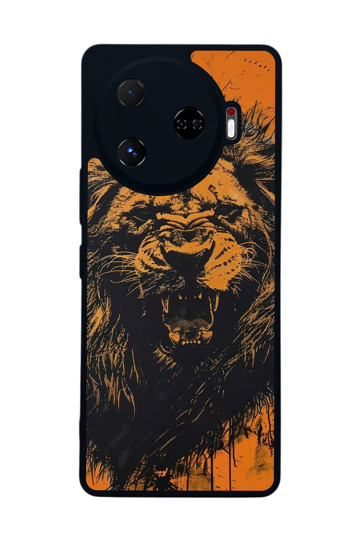 Tecno Camon 30 Pro Uyumlu Aslan Tasarımlı Glossy Premium Kılıf