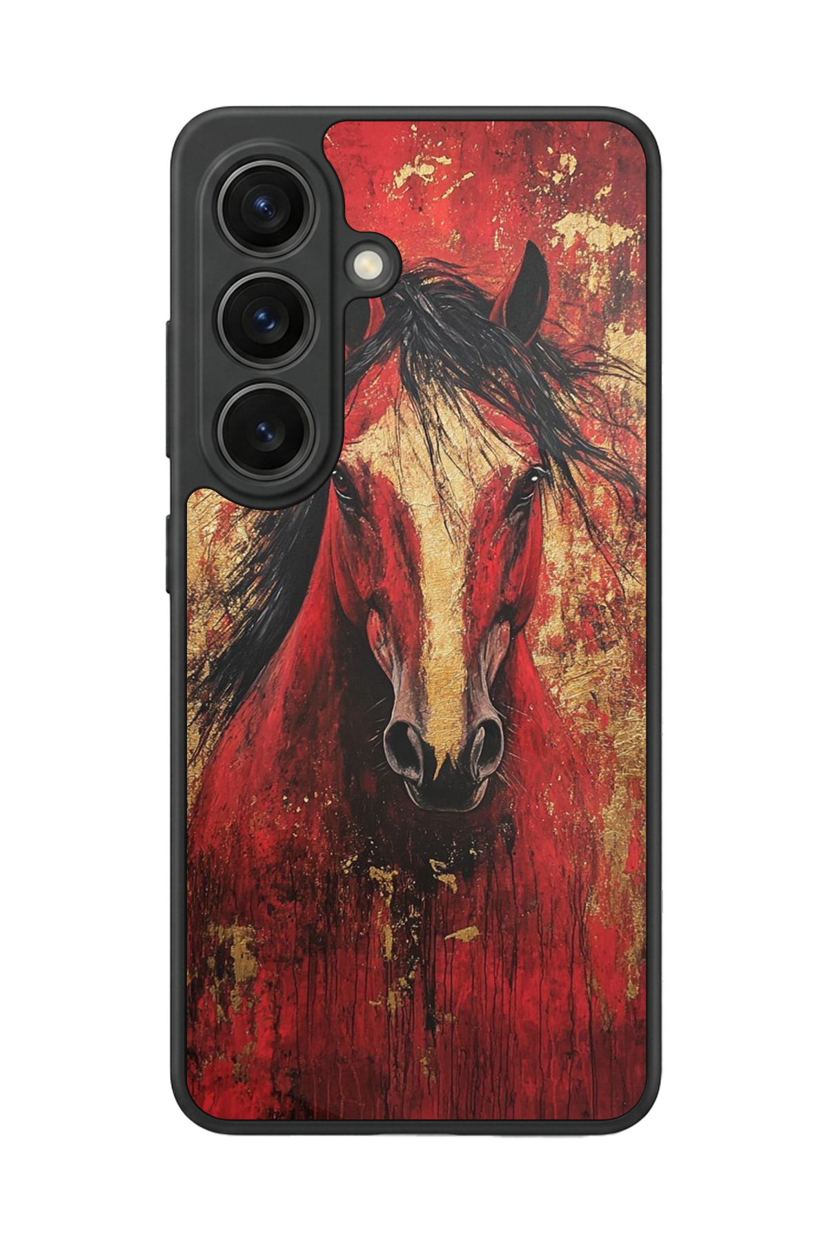 Samsung Galaxy S26 Uyumlu At Horse Tasarımlı Glossy Premium Kılıf