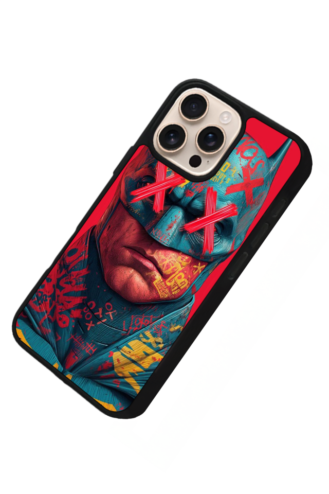 iPhone 14 Pro Max Uyumlu Batman Tasarımlı Glossy Premium Kılıf