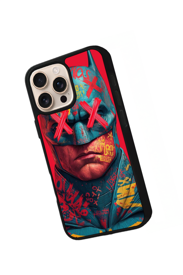 iPhone 14 Pro Max Uyumlu Batman Tasarımlı Glossy Premium Kılıf
