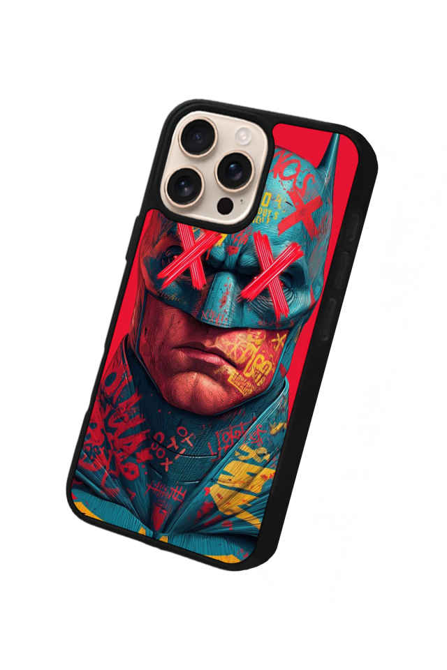 iPhone 14 Pro Max Uyumlu Batman Tasarımlı Glossy Premium Kılıf