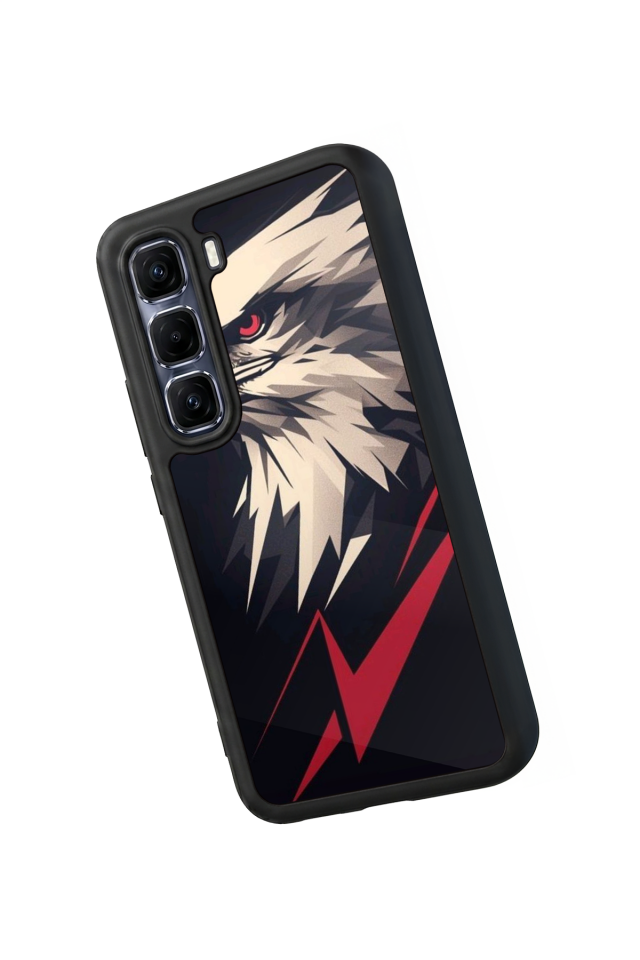 Infinix Hot 60 Pro Plus Uyumlu Besiktas Tasarımlı Glossy Premium Kılıf