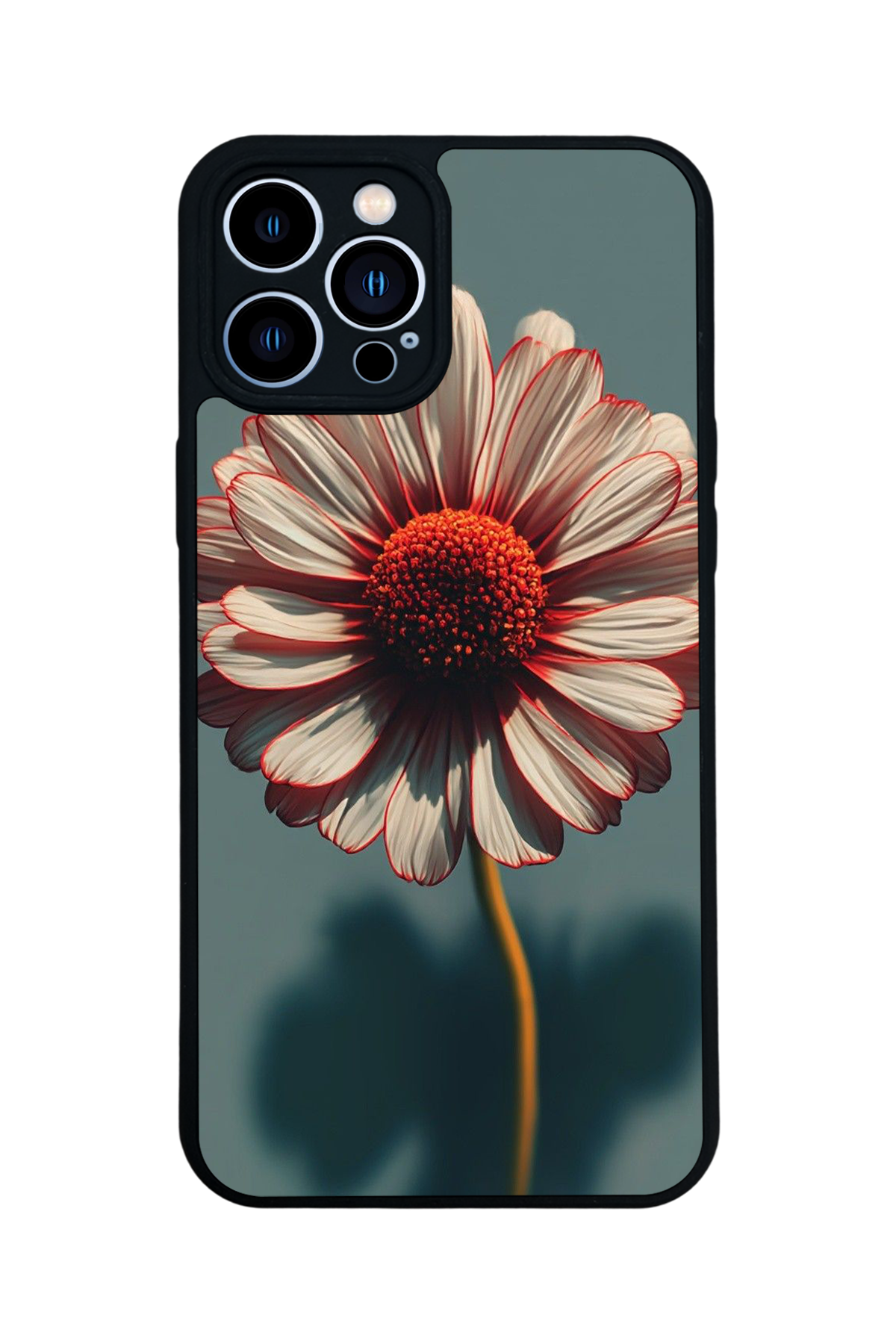 iPhone 12 Pro Max Uyumlu Cicek Tasarımlı Glossy Premium Kılıf