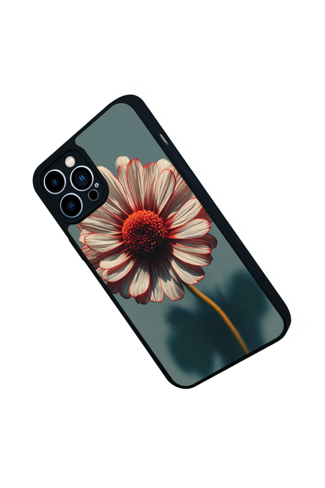 iPhone 12 Pro Max Uyumlu Cicek Tasarımlı Glossy Premium Kılıf