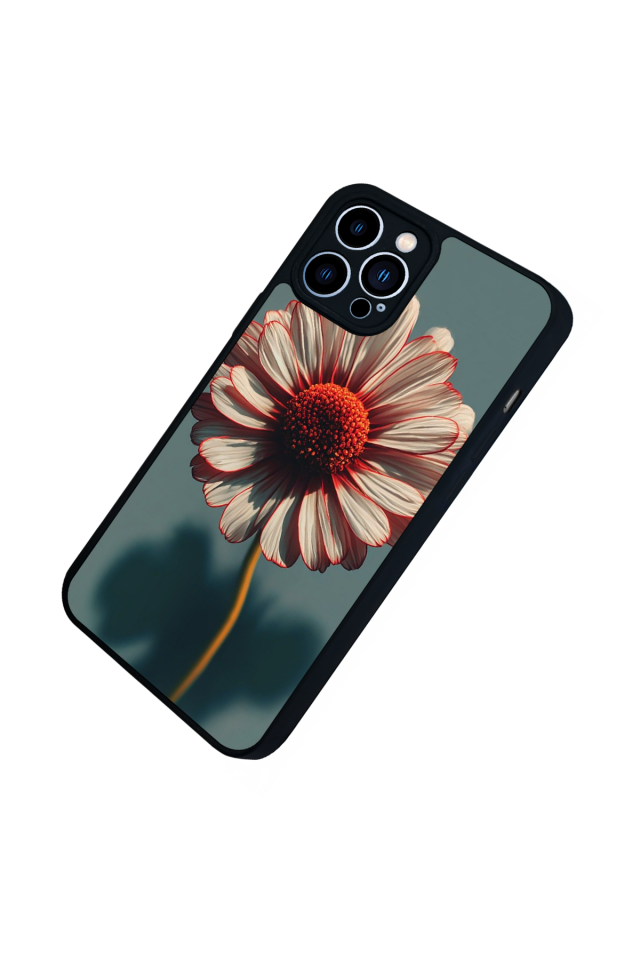 iPhone 12 Pro Max Uyumlu Cicek Tasarımlı Glossy Premium Kılıf