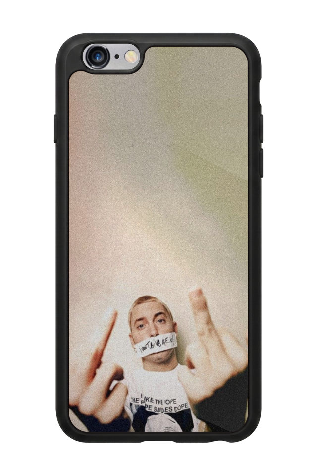 iPhone 6 Plus Uyumlu Eminem Tasarımlı Glossy Premium Kılıf