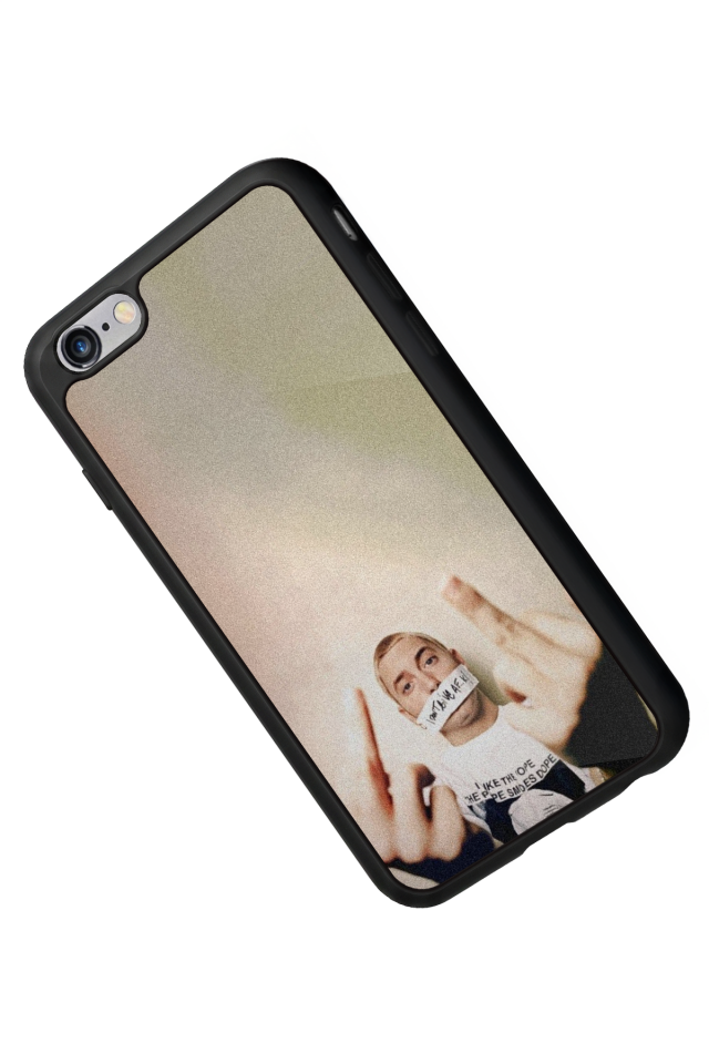 iPhone 6 Plus Uyumlu Eminem Tasarımlı Glossy Premium Kılıf